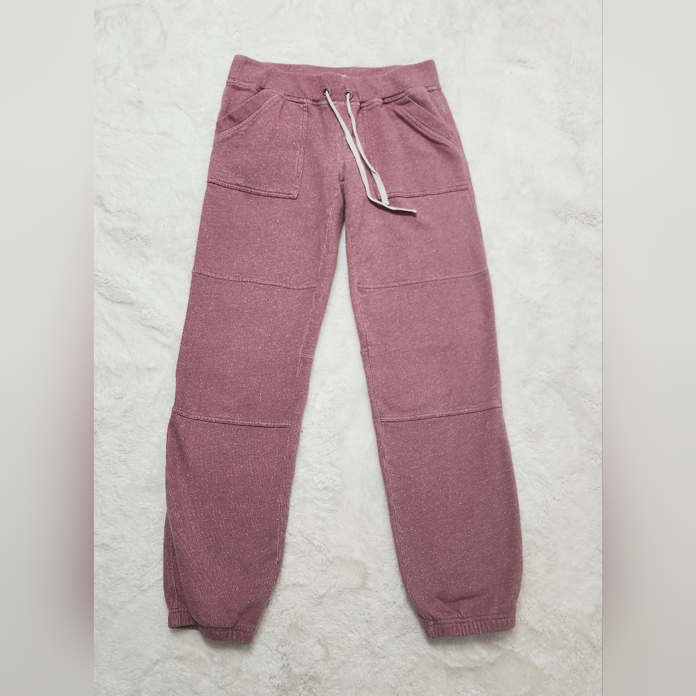 Aritzia Wilfred Free 100% Cotton Jogger Women's Size Small Pockets Pink